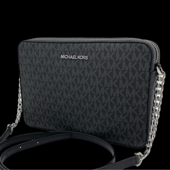 Michael Kors EW Crossbody Bag Black - Picture 1 of 8